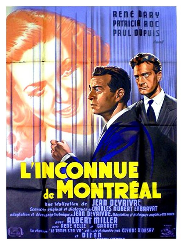 Постер фильма L'inconnue de Montréal