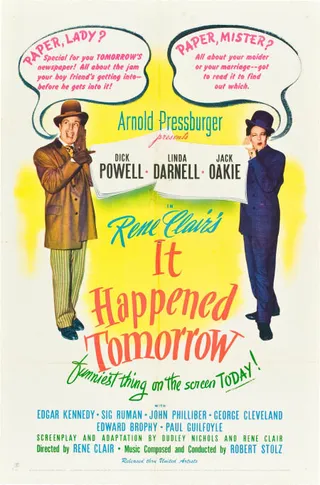 Постер Это случилось завтра (1944)