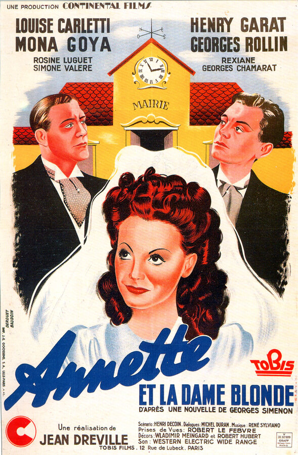Постер фильма Annette et la dame blonde