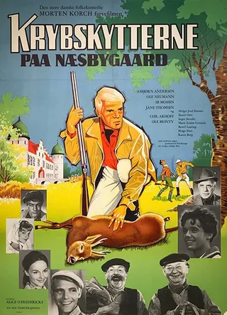 Постер Krybskytterne på Næsbygård (1966)