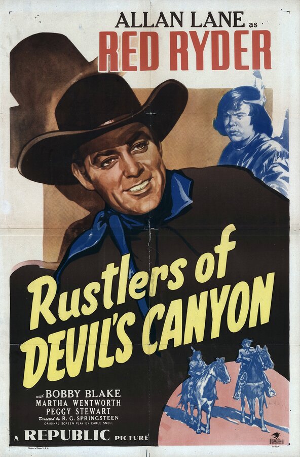 Постер фильма Rustlers of Devil's Canyon