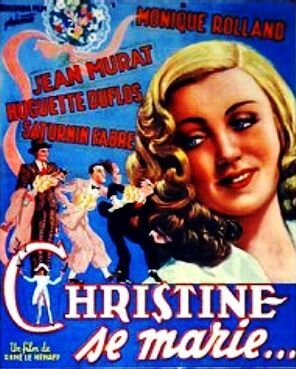 Постер фильма Christine se marie