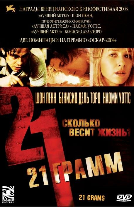 Постер фильма 21 грамм
