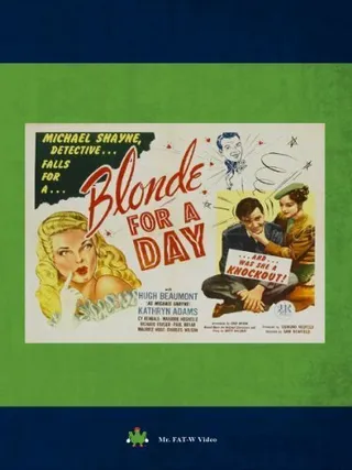 Постер Blonde for a Day (1946)