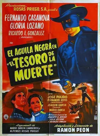 Постер El águila negra en el tesoro de la muerte (1954)