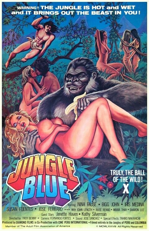 Постер фильма Jungle Blue
