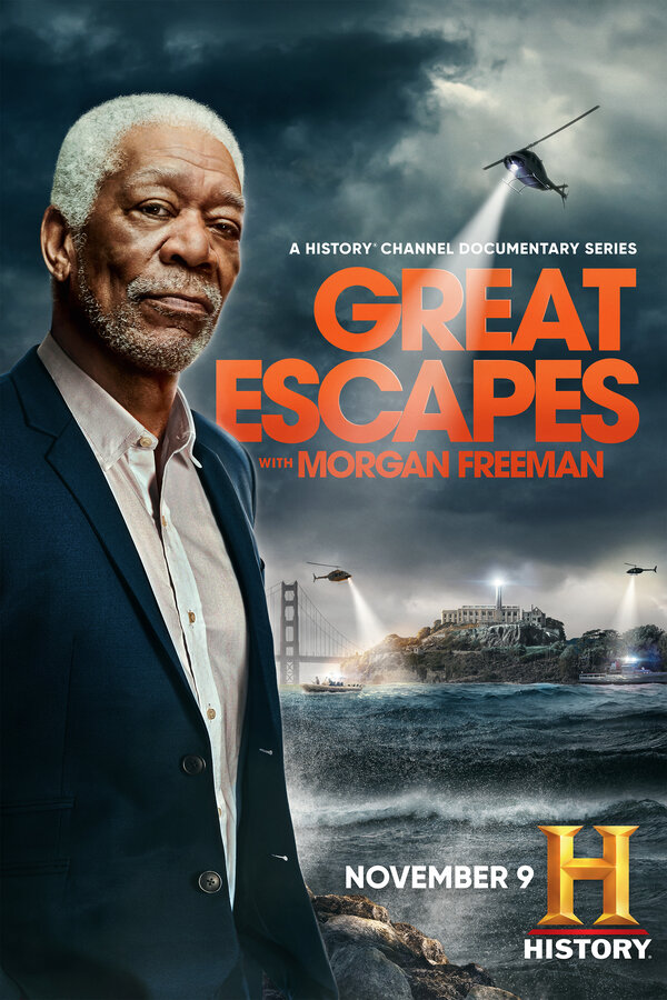 Постер сериала Великие побеги с Морганом Фриманом