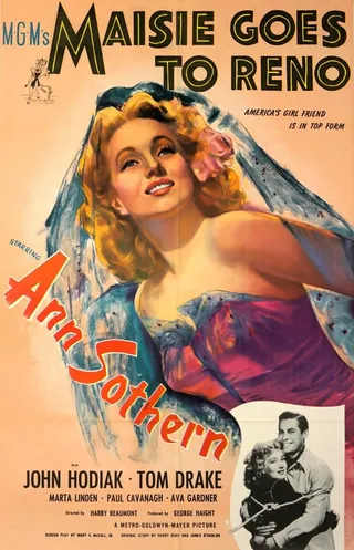 Постер Мейзи едет в Рено (1944)