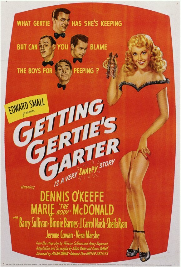 Постер фильма Getting Gertie's Garter