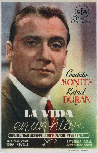 Постер La vida en un hilo (1945)