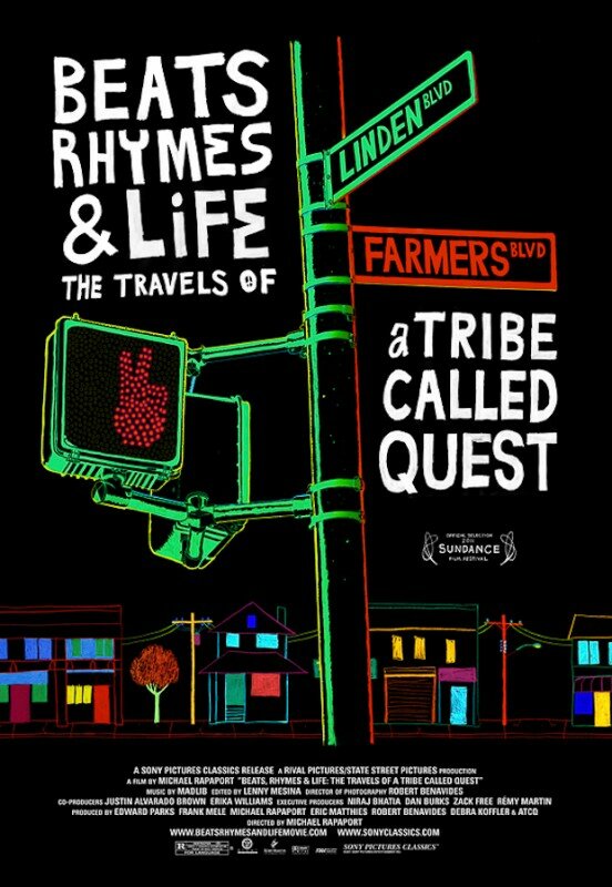 Постер фильма Биты, рифмы и жизнь: Путешествия группы A Tribe Called Quest