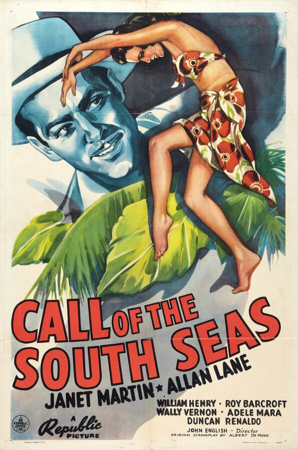 Постер фильма Call of the South Seas