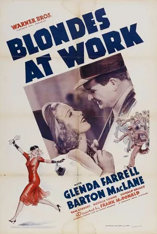 Постер Blondes at Work (1938)