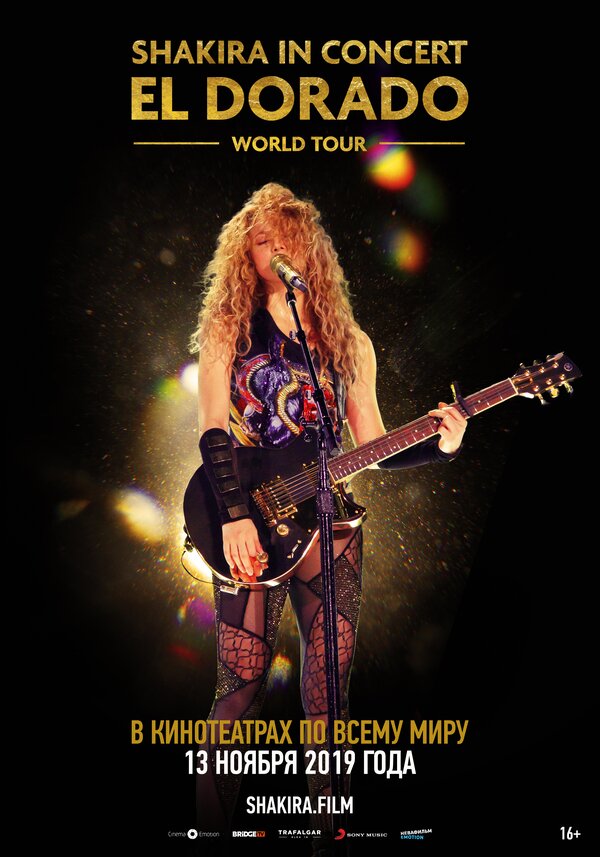 Постер фильма Shakira In Concert: El Dorado World Tour