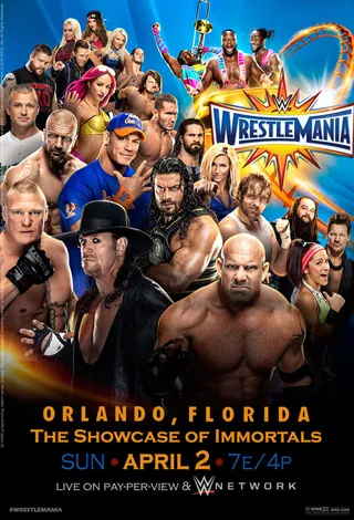 Постер WWE РестлМания 33 (2017)