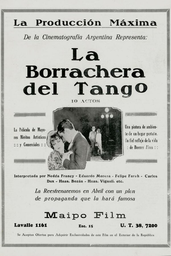 Постер фильма La borrachera del tango