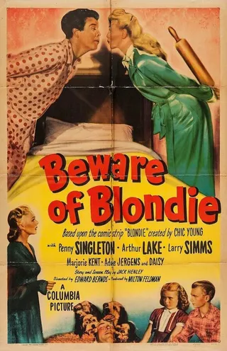 Постер Beware of Blondie (1950)