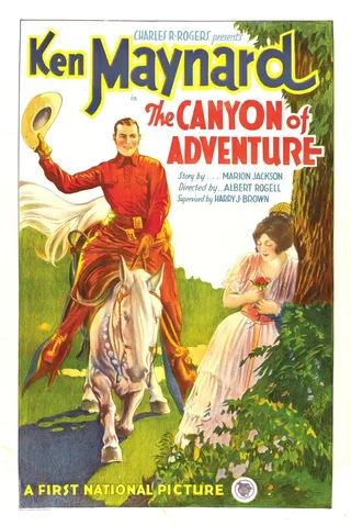 Постер The Canyon of Adventure (1928)