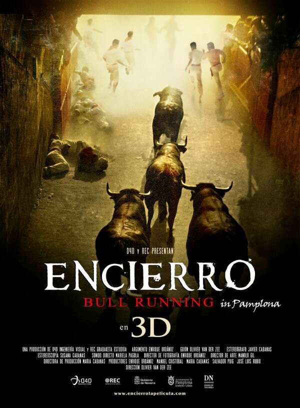 Постер фильма Encierro 3D: Bull Running in Pamplona