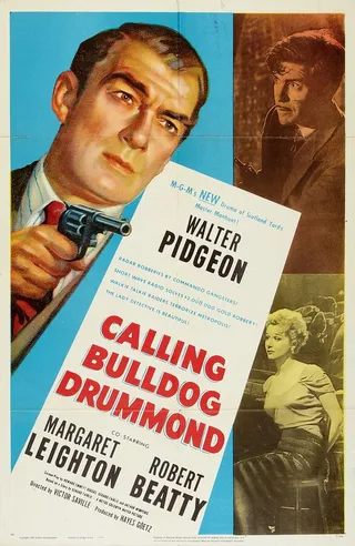 Постер Зовя Бульдога Драммонда (1951)