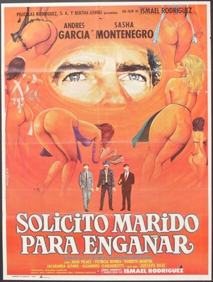 Постер фильма Solicito marido para engañar