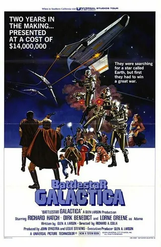 Постер Звёздный крейсер «Галактика» (1978)