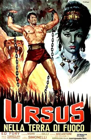 Постер Урсус в Огненной земле (1963)