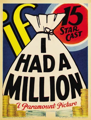 Постер Если бы у меня был миллион (1932)