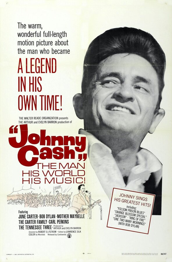 Постер фильма Johnny Cash! The Man, His World, His Music