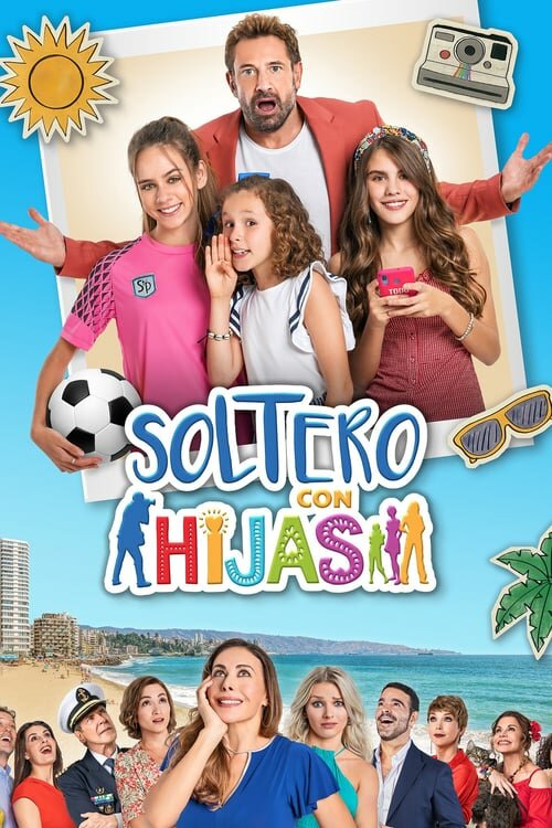 Постер сериала Холостяк с дочерьми