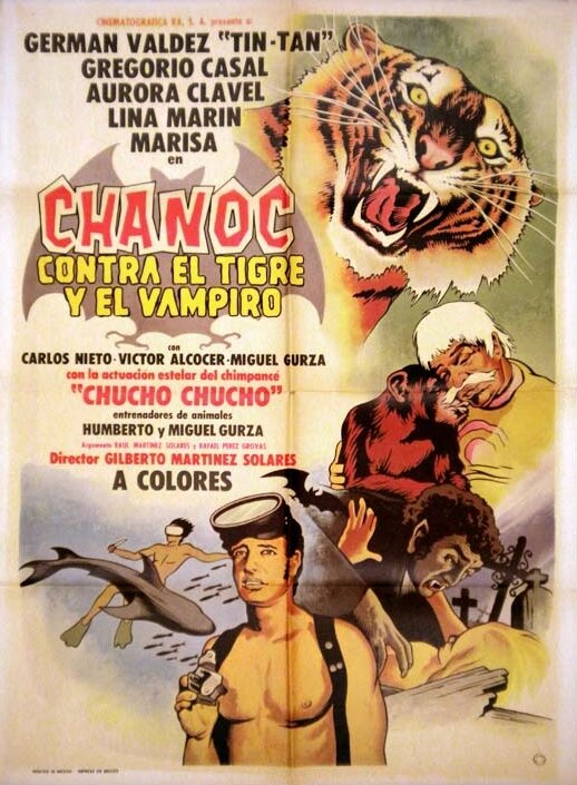 Постер фильма Chanoc contra el tigre y el vampiro