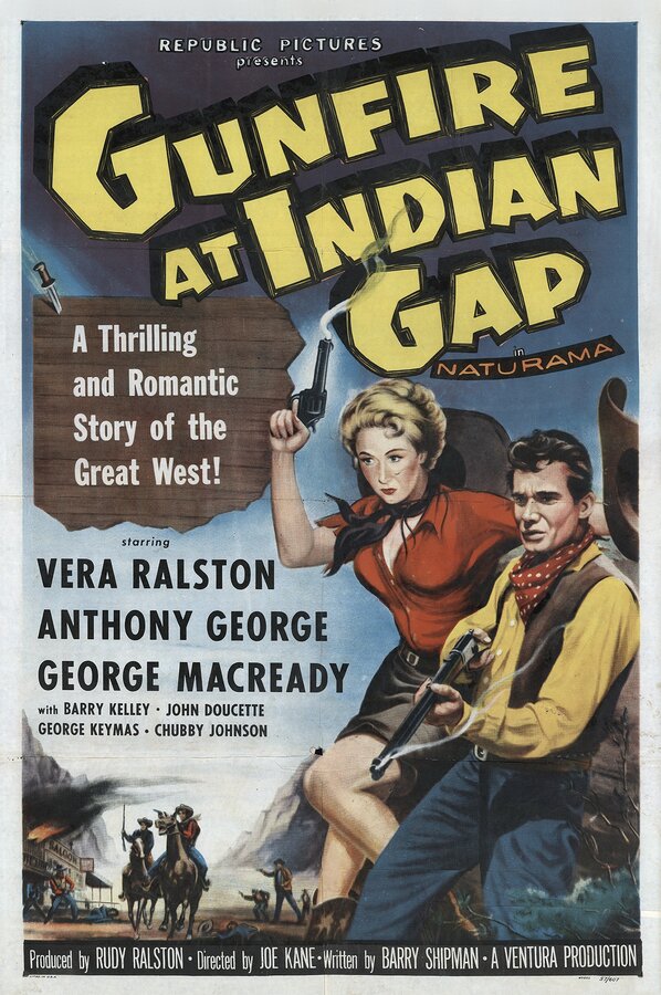 Постер фильма Gunfire at Indian Gap