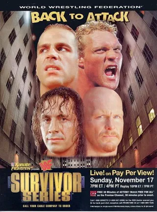 Постер WWF Серии на выживание (1996) Постер WWF Серии на выживание (1996)