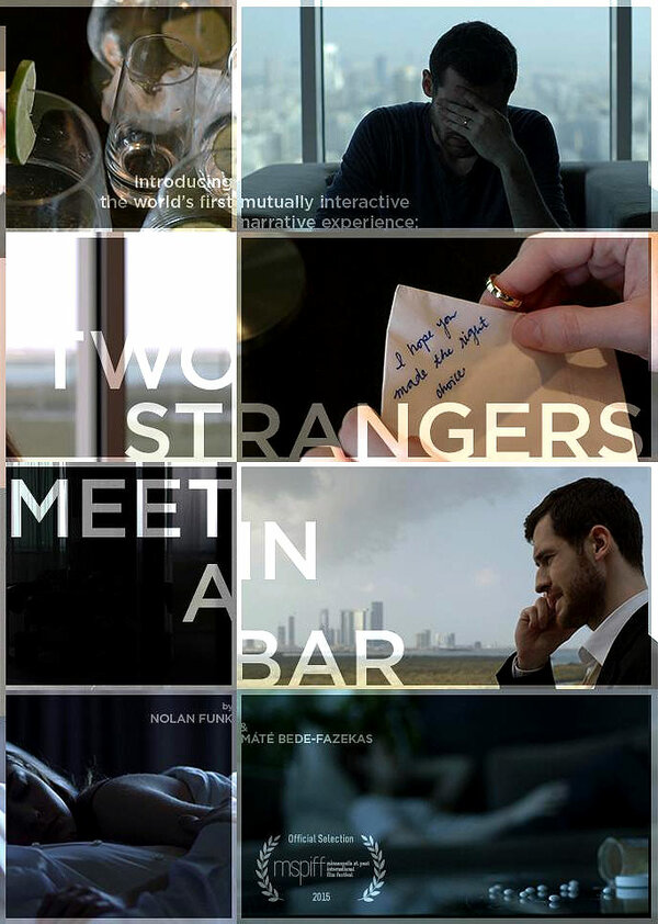 Постер фильма Two Strangers Meet in a Bar