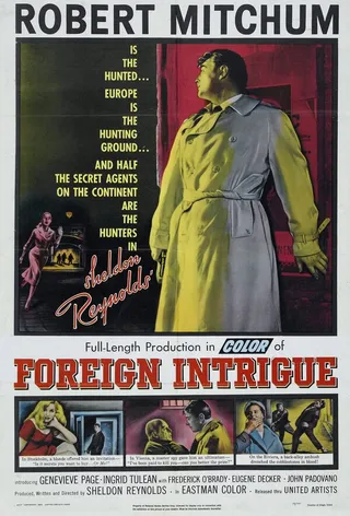 Постер Иностранная интрига (1956)