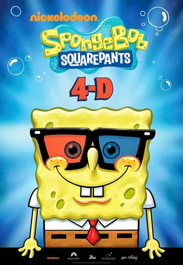 Постер фильма Spongebob Squarepants 4D Attraction: The Great Jelly Rescue