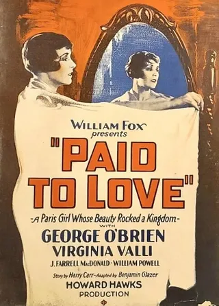 Постер Paid to Love (1927)