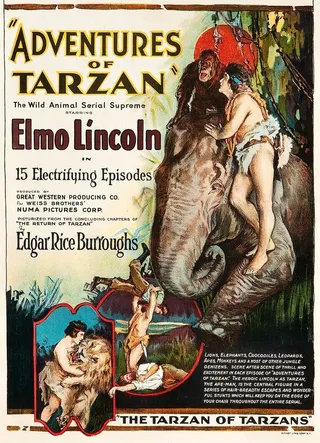Постер Приключения Тарзана (1921)