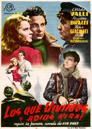 Постер Мы, живые (1942)