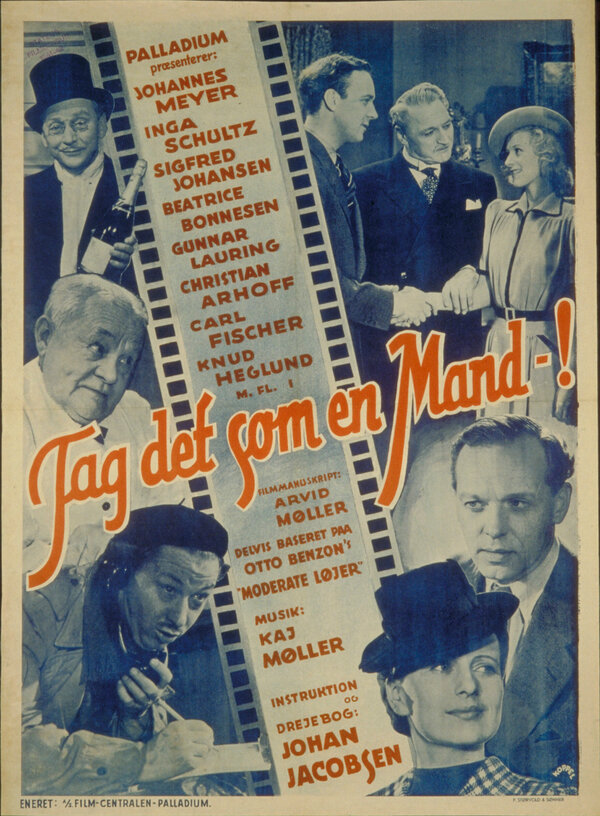 Постер фильма Tag det som en mand