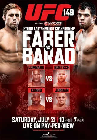 Постер UFC 149 (2012) Постер UFC 149 (2012)