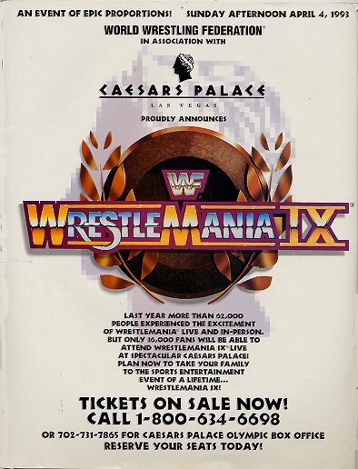 Постер фильма WWF РестлМания 9