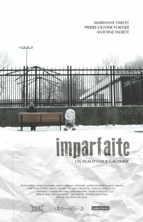Постер фильма Imparfaite