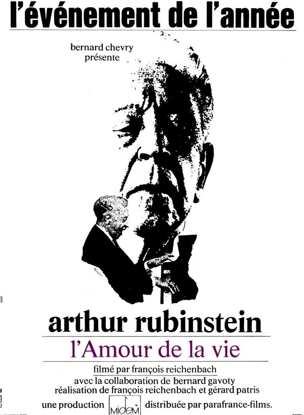 Постер фильма Артур Рубинштейн — Любовь к жизни