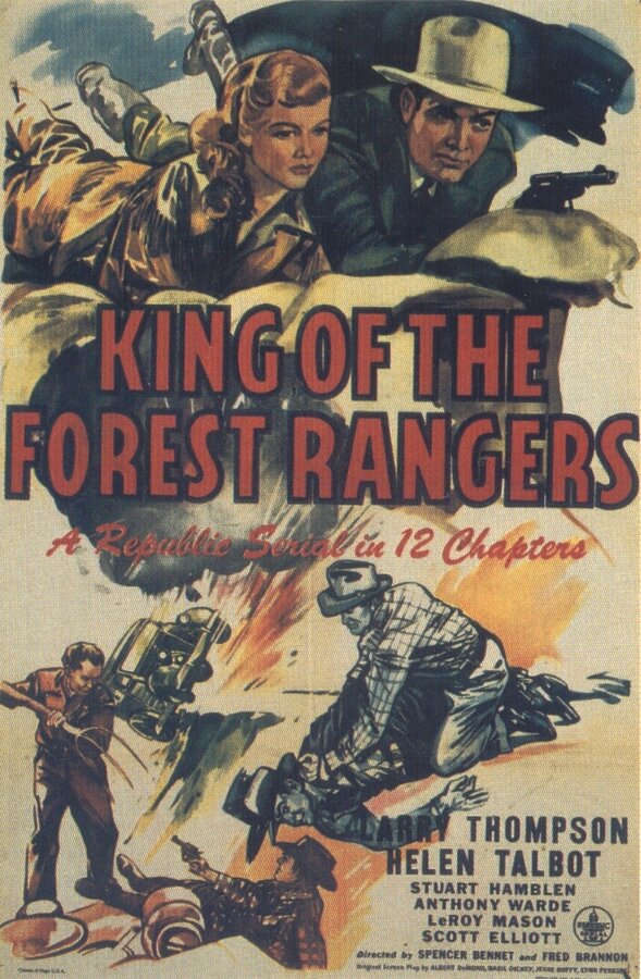 Постер фильма King of the Forest Rangers