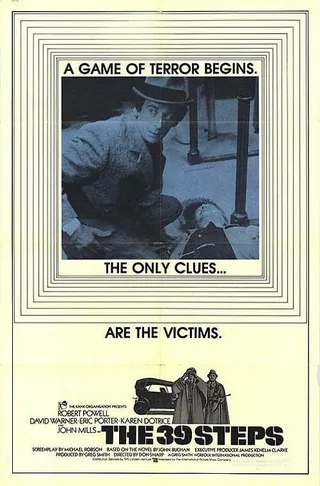 Постер Тридцать девять ступеней (1978)
