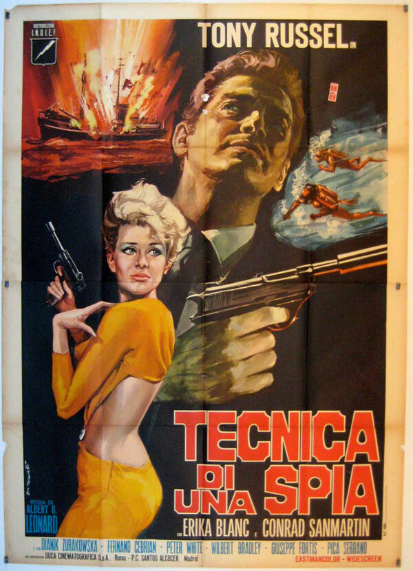 Постер фильма Tecnica di una spia