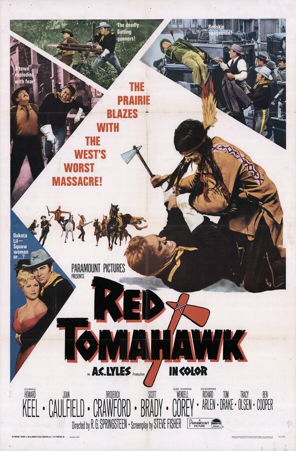 Постер фильма Red Tomahawk