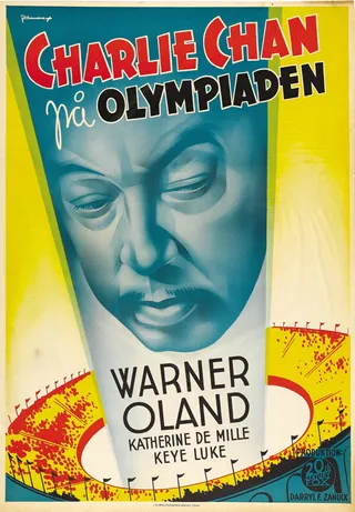 Постер Чарли Чан на Олимпийских играх (1937)
