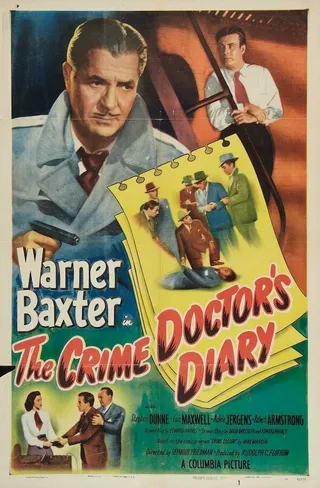 Постер The Crime Doctor's Diary (1949)